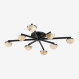 Pedra Large Staggered Arm Flush Mount