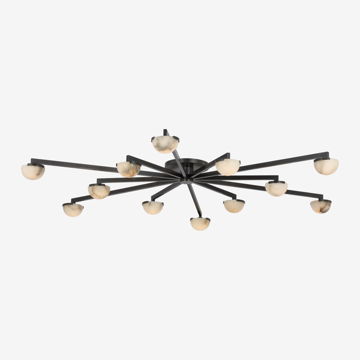 Pedra Grande Staggered Arm Flush Mount
