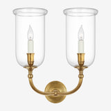 Embers Double Hurricane Sconce