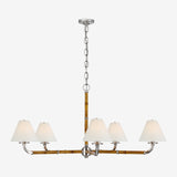 Dalfern Large Chandelier (Parchment Shades)