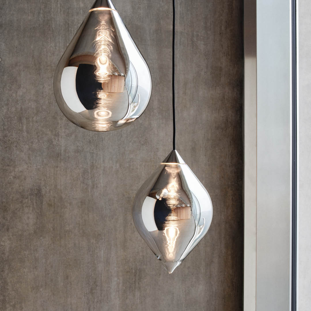 Flare Top Silver Pendant