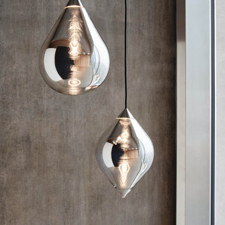 Flare Top Silver Pendant