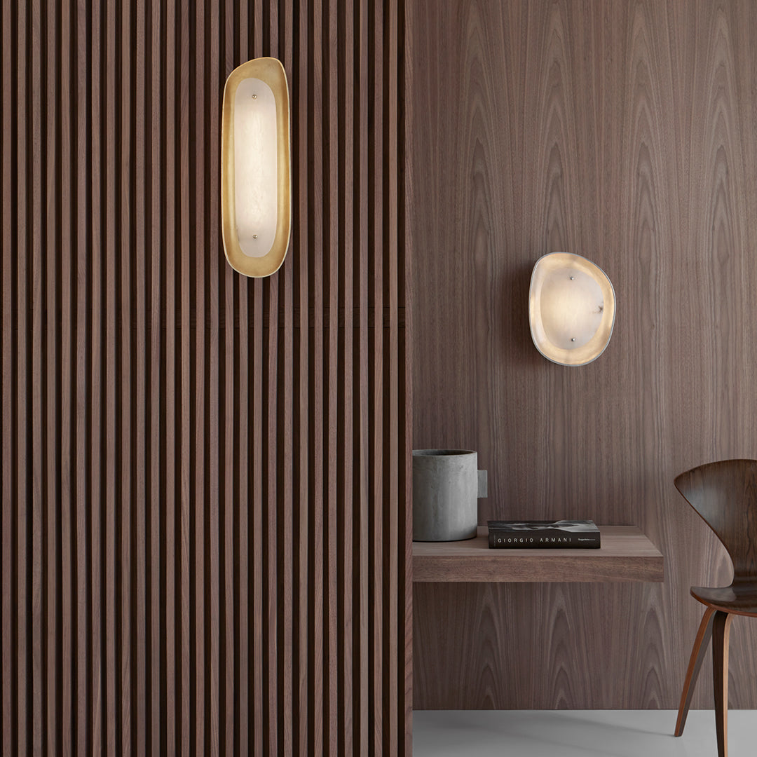 Samos Tall Sculpted Sconce