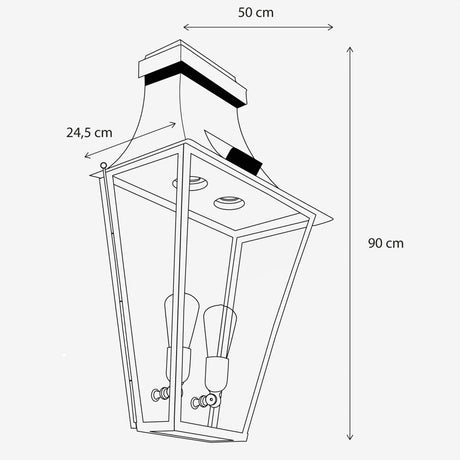 Gracieuze Wall Lantern - Grand