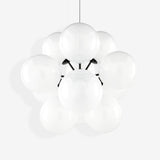 Globe Burst Chandelier Opalescent
