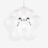 Globe Burst Chandelier Opalescent