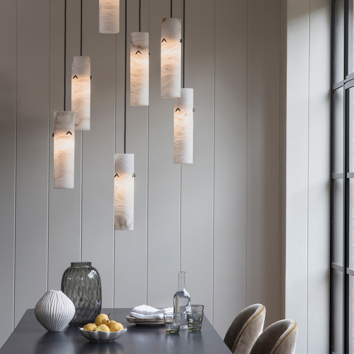 Alabaster Pendant Cluster