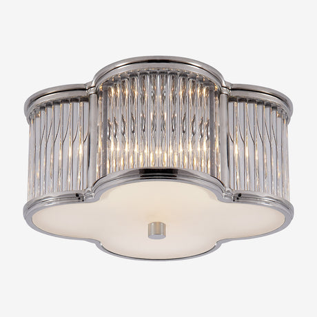 Basil Flush Mount (Clear Glass Feature)