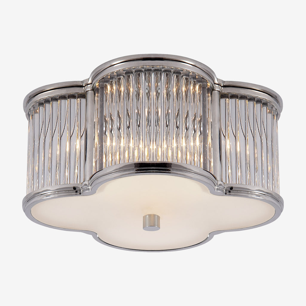 Basil Flush Mount (Clear Glass Feature) – The Montauk Lighting Co
