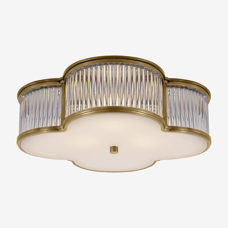 Basil Flush Mount (Clear Glass Feature)