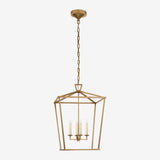 Darlana Medium Lantern (Solid Brass Finish)