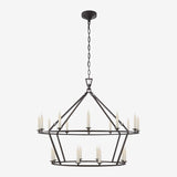 Darlana Large Two-Tier Chandelier *