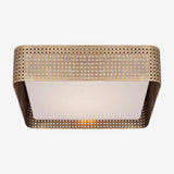 Precision Large Square Flush Mount
