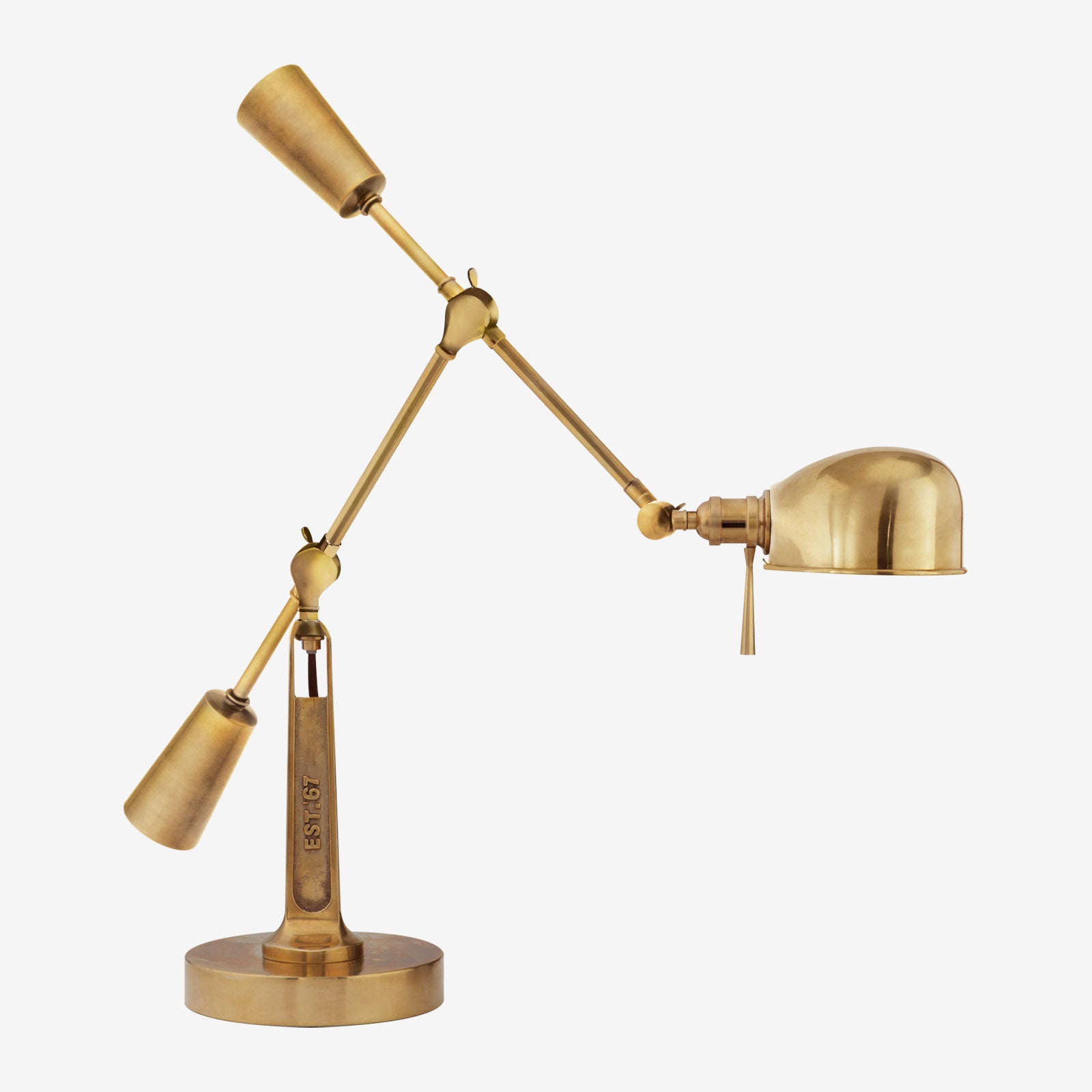 RL 67 Boom Arm Desk Lamp The Montauk Lighting Co