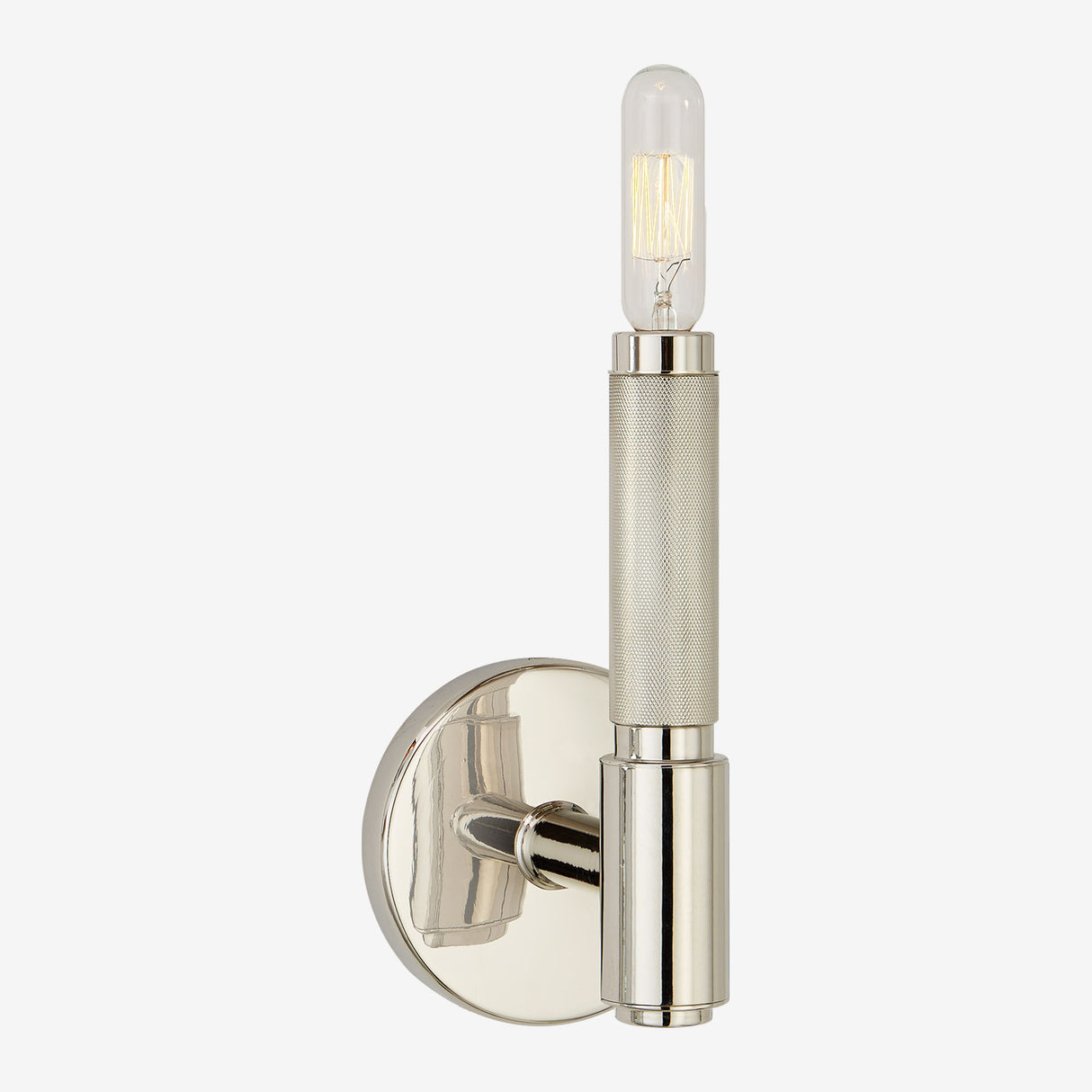Barrett Small Single Knurled Sconce