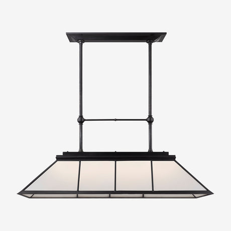 Rivington Large Billiard Chandelier (White Glass)