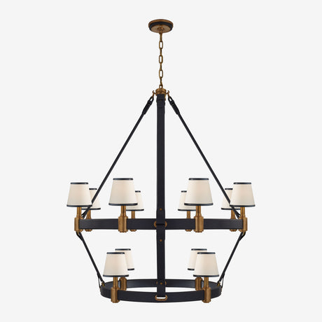 Riley Large Two Tier Chandelier
