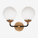 Bistro Double Light Curved Sconce