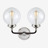 Bistro Double Light Curved Sconce