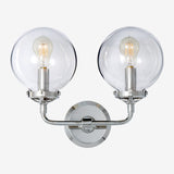 Bistro Double Light Curved Sconce