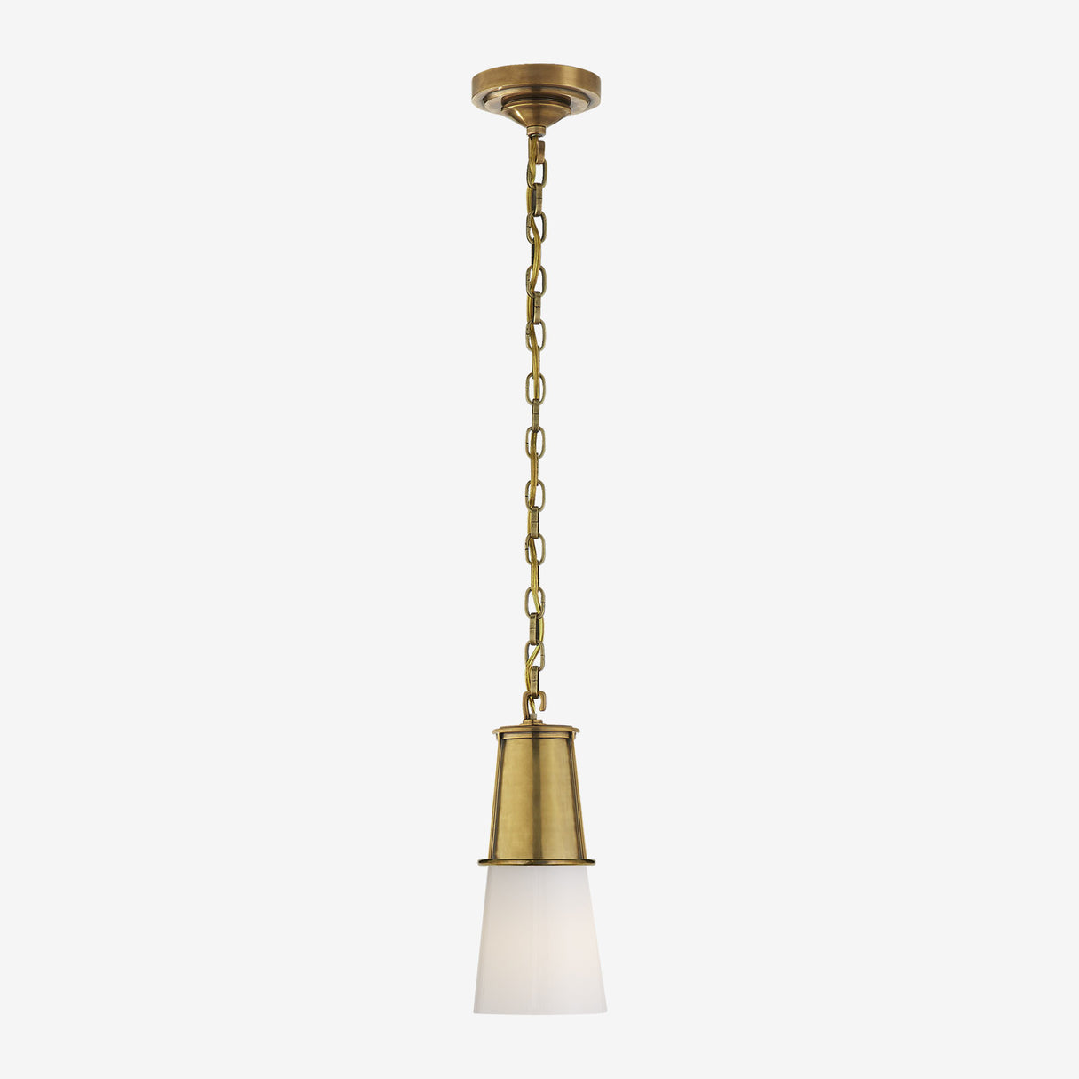 Robinson Pendant (White Glass)